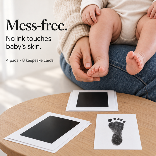 Little Treasures Baby Handprint & Footprint Kit – 4 Ink Pads