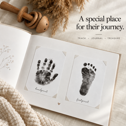 Little Treasures Baby Handprint & Footprint Kit – 4 Ink Pads
