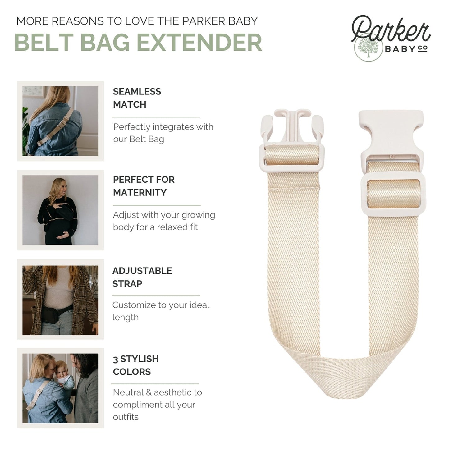 Belt Bag Extension by Parker Baby Co., product view 6