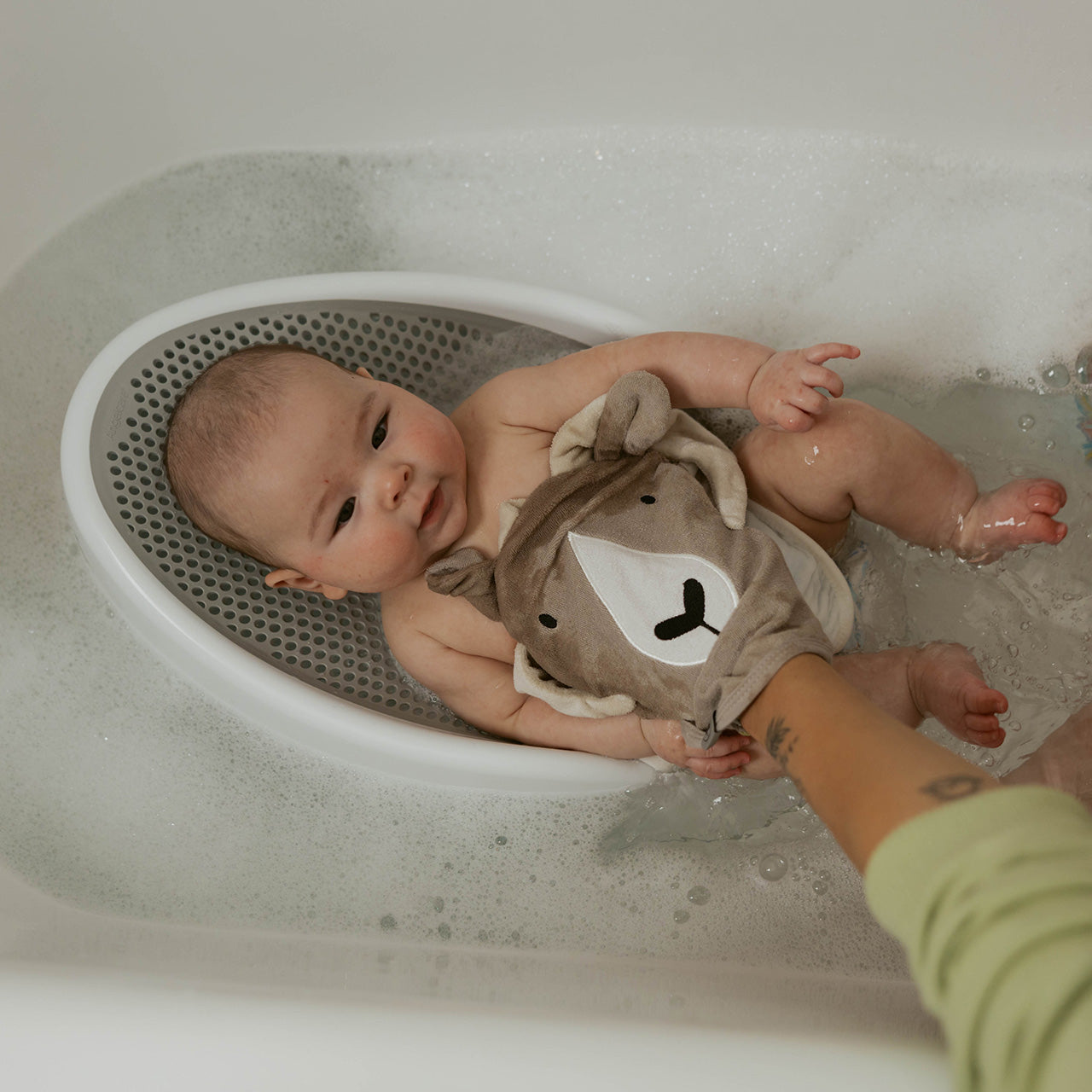 Washcloth Critter Mitt by Parker Baby Co., product view 2
