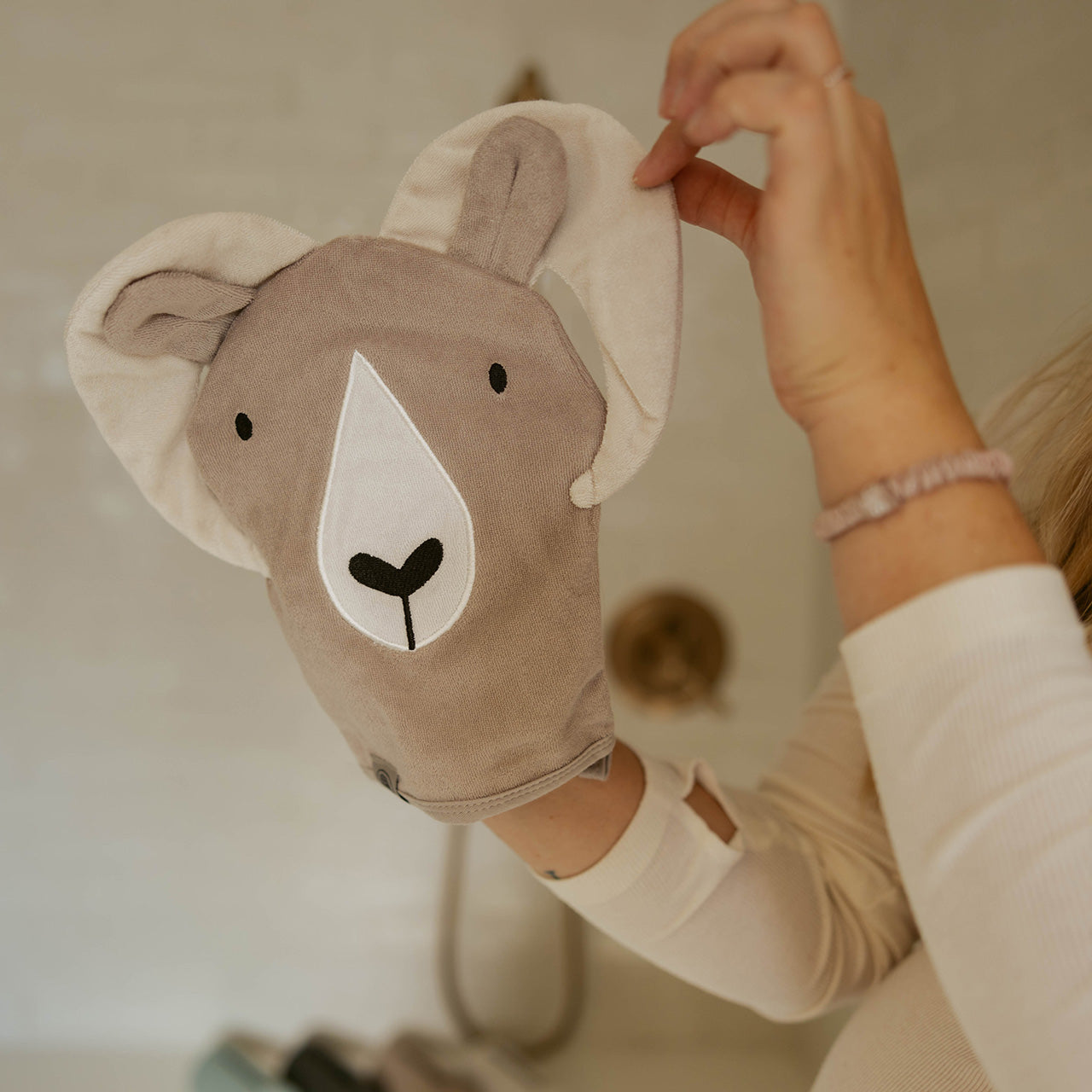 Washcloth Critter Mitt by Parker Baby Co., product view 4