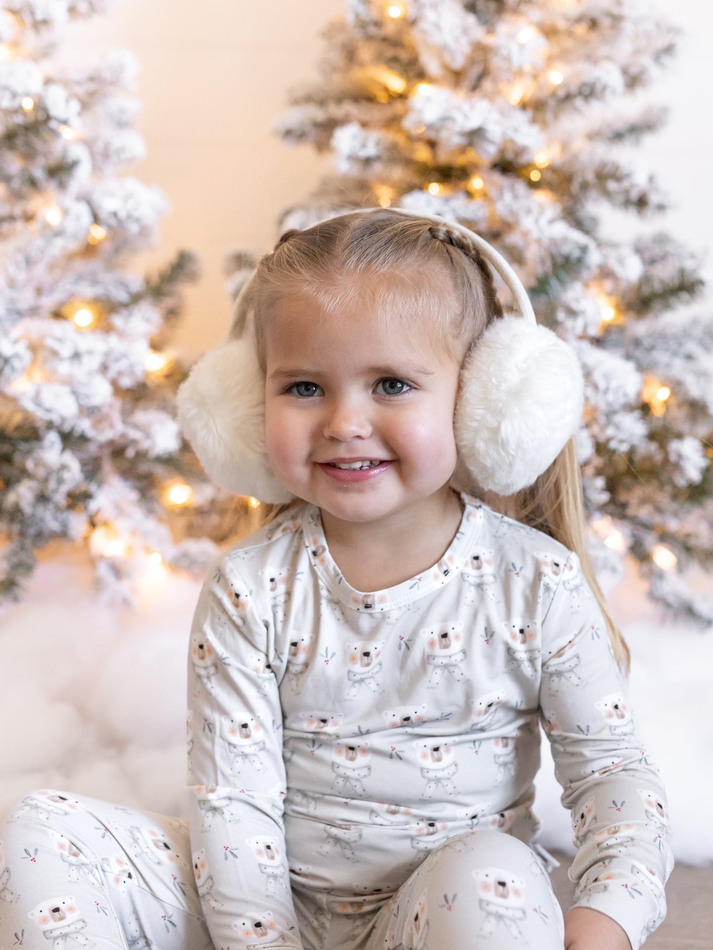 Polar Bear 2pc Bamboo Pajamas by Little Joy Co., product view 9
