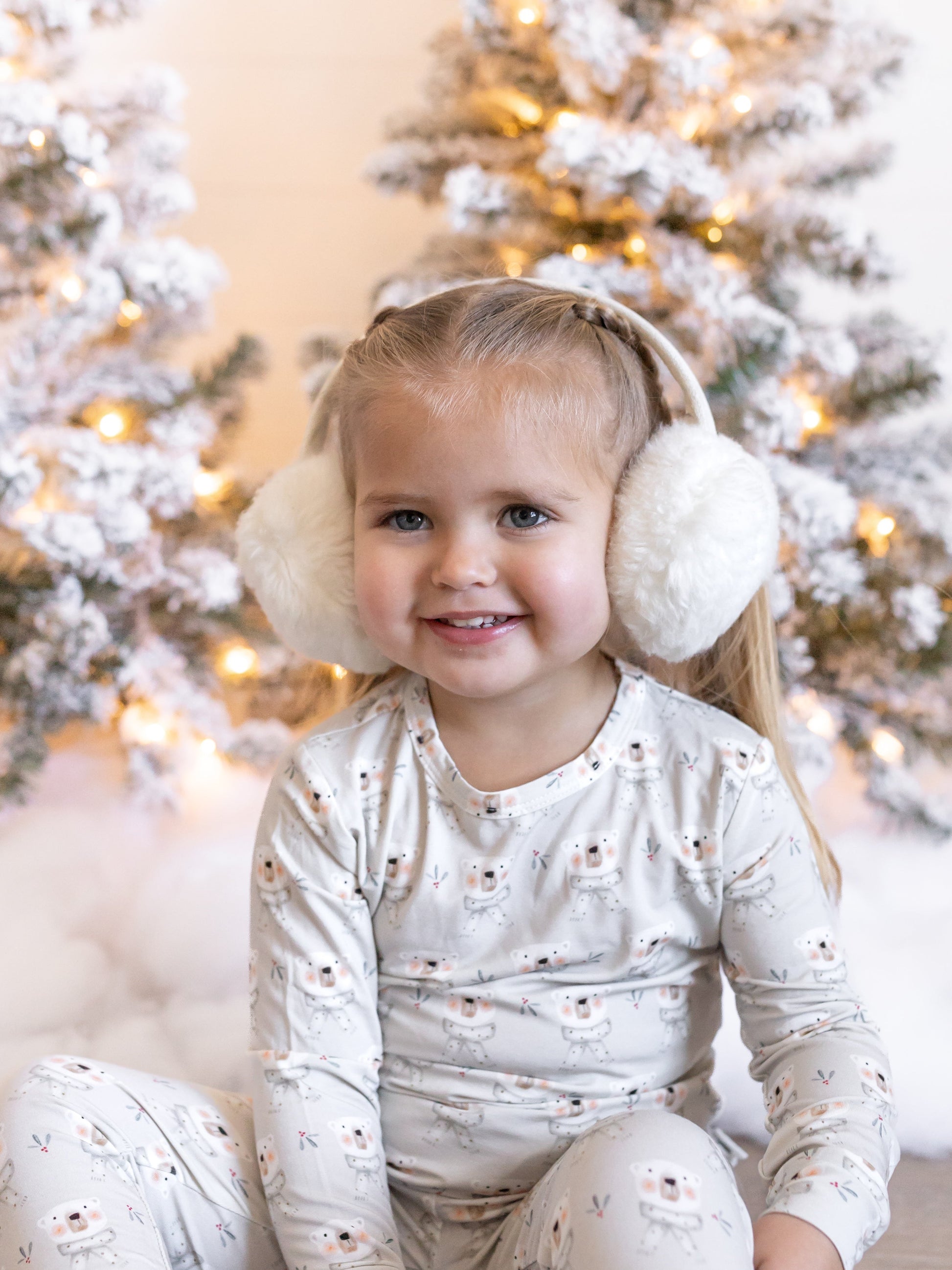 Polar Bear 2pc Bamboo Pajamas by Little Joy Co., product view 9