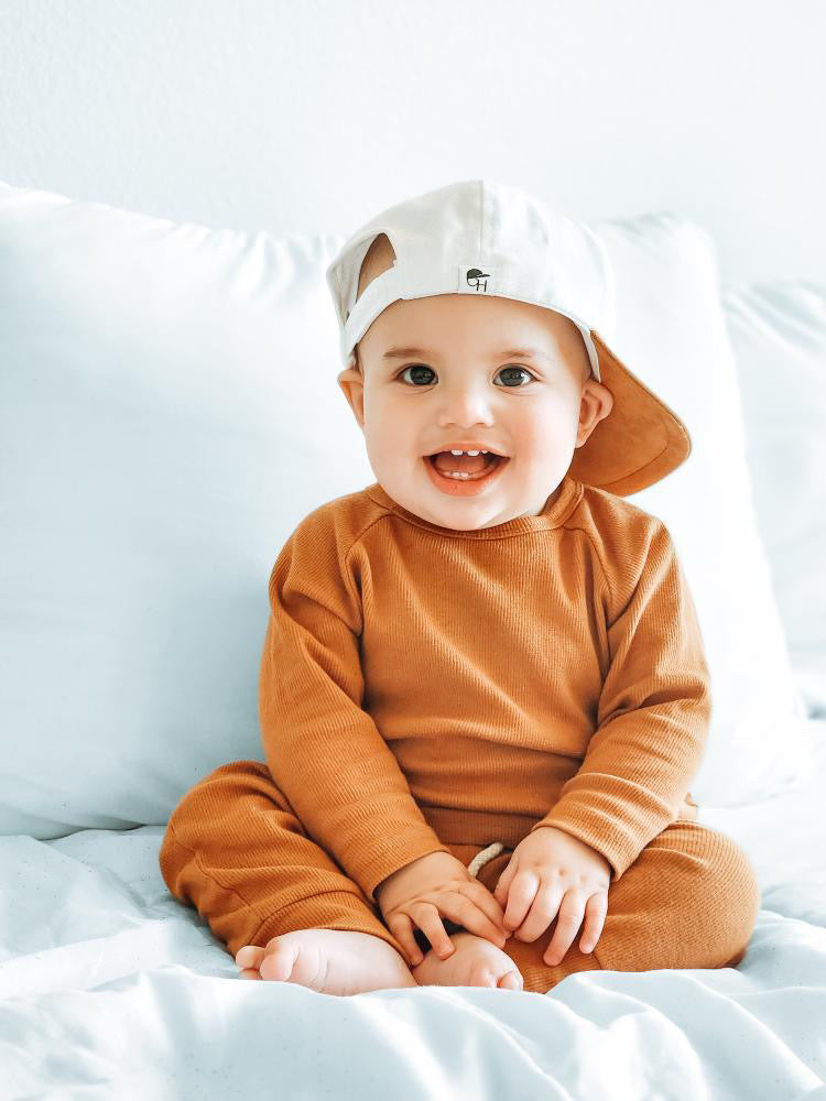 Organic Cotton Ribbed 2pc Set - more colors by Little Joy Co., product view 3