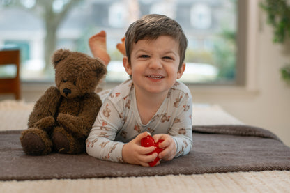 Valentines Teddy Bear 2pc Bamboo Pajamas by Little Joy Co., product view 5