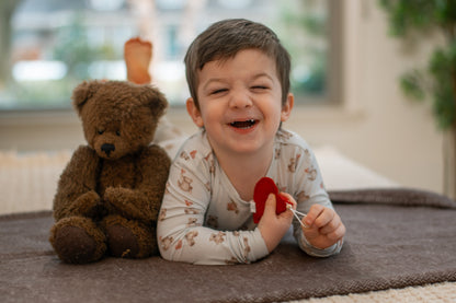 Valentines Teddy Bear 2pc Bamboo Pajamas by Little Joy Co., product view 12