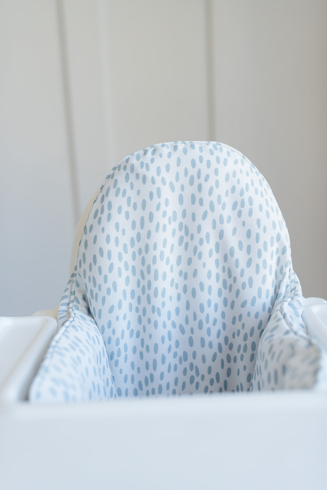 Light Blue Dots IKEA Antilop Cushion Cover by Little Joy Co., product view 2