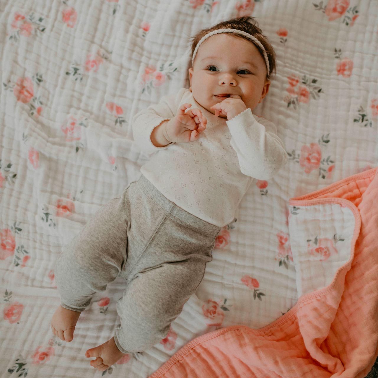 Dreamy Floral Quilt by Parker Baby Co., product view 6