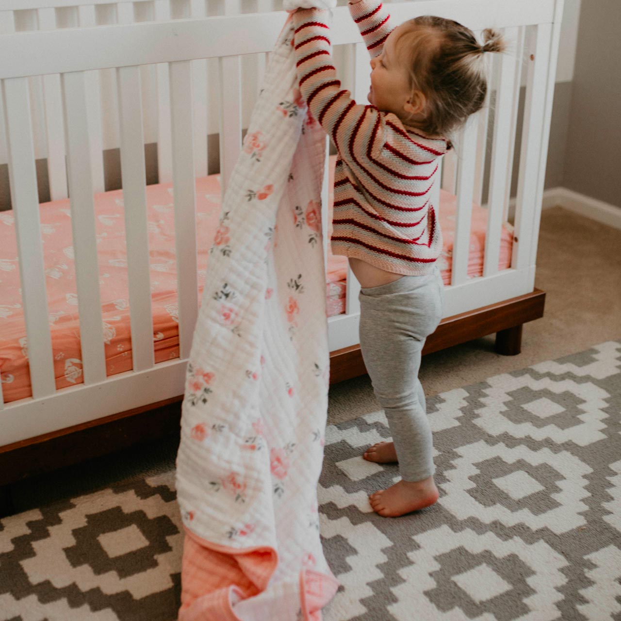 Dreamy Floral Quilt by Parker Baby Co., product view 13