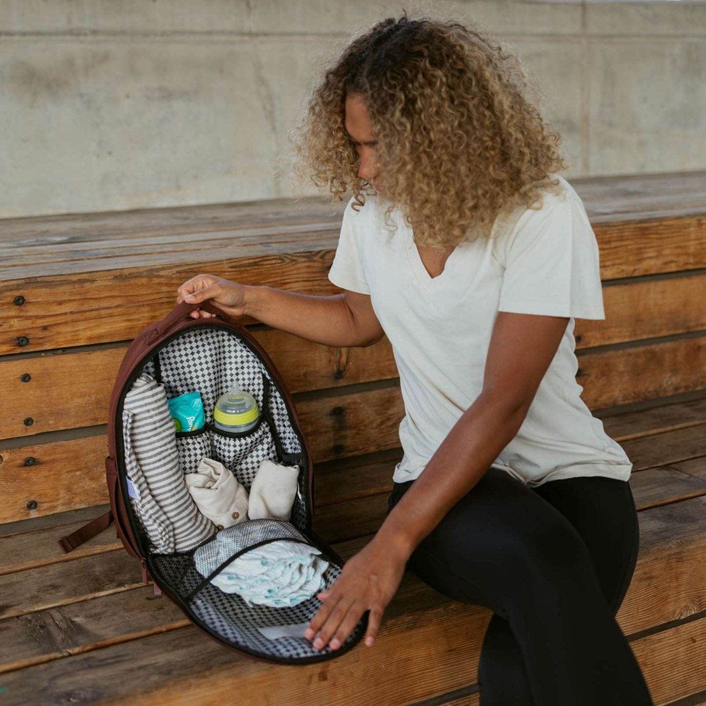 Drift Neoprene Lite Diaper Backpack by Parker Baby Co., product view 6