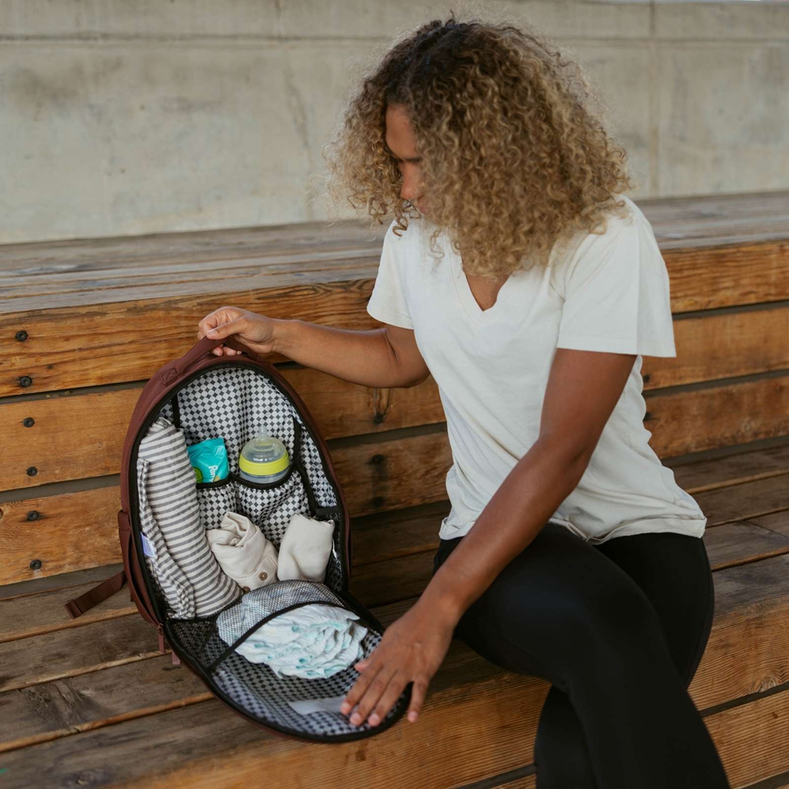 Drift Neoprene Lite Diaper Backpack by Parker Baby Co., product view 6