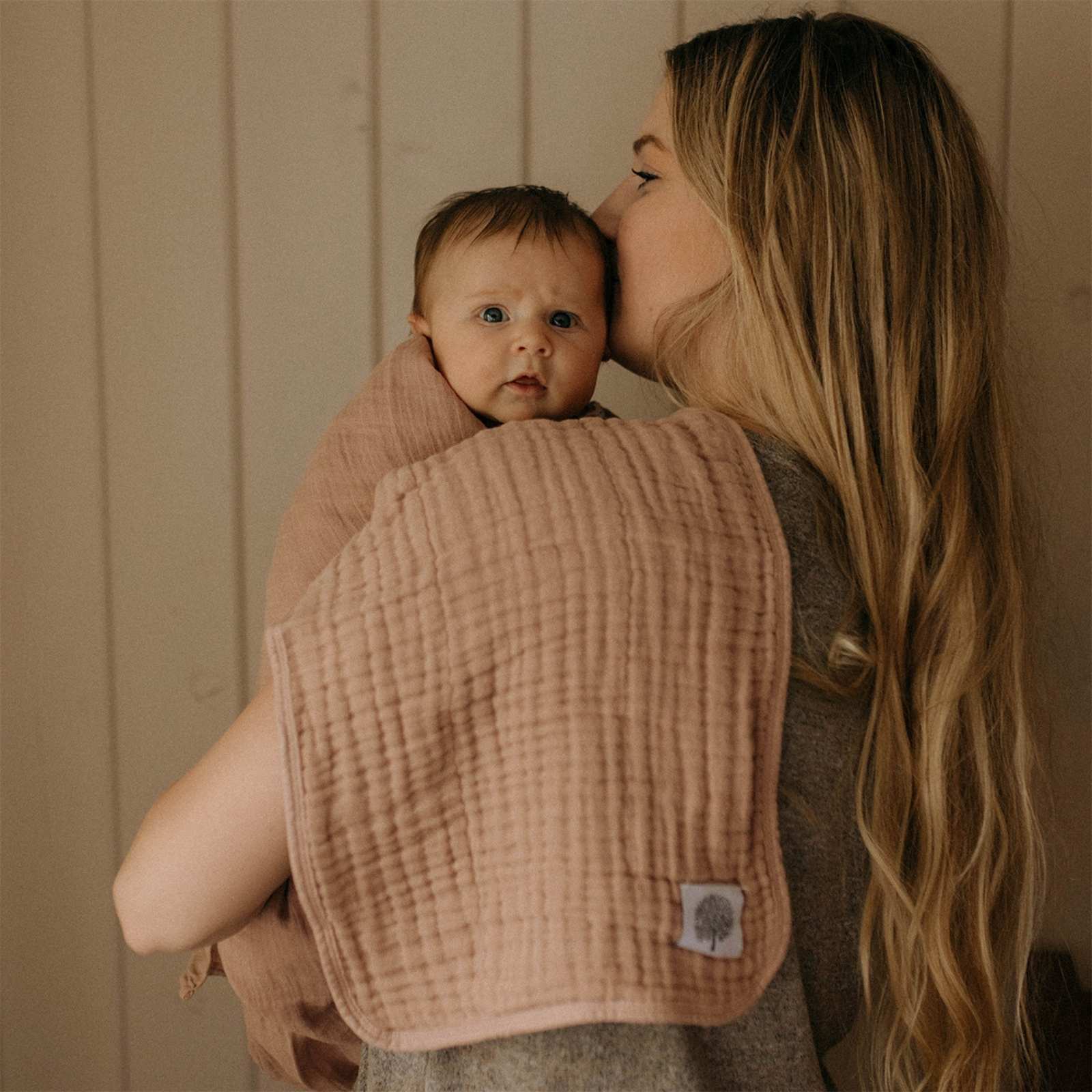 Dune Set - Muslin Burp Cloths (4 Pack) by Parker Baby Co., product view 7
