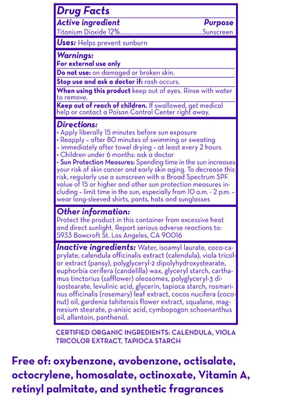 Everyday/Year-Round™ Broad Spectrum SPF 30+ Sunscreen by California Baby, product view 6