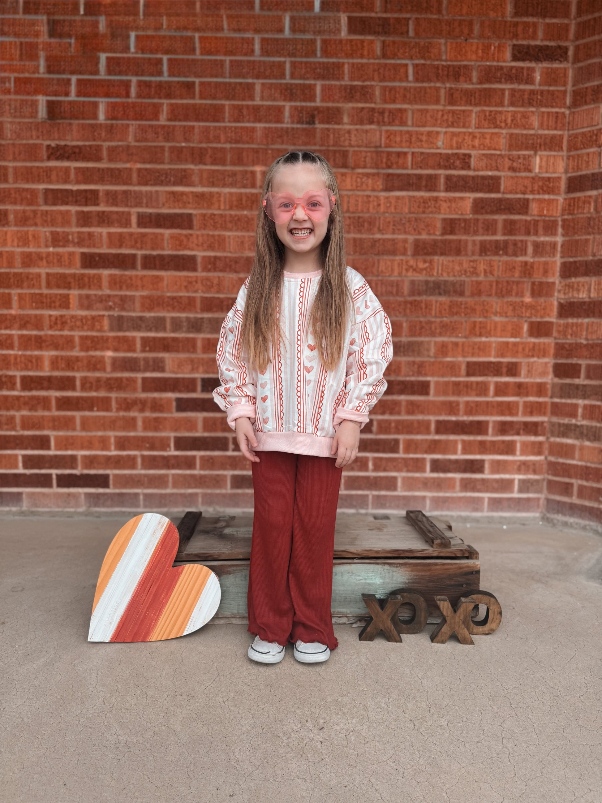 Laced with Love Crewneck Sweatshirt by Little Joy Co., product view 9