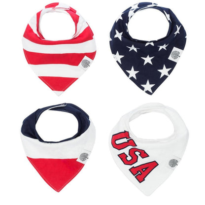 Freedom Bandana Bib Set by Parker Baby Co.