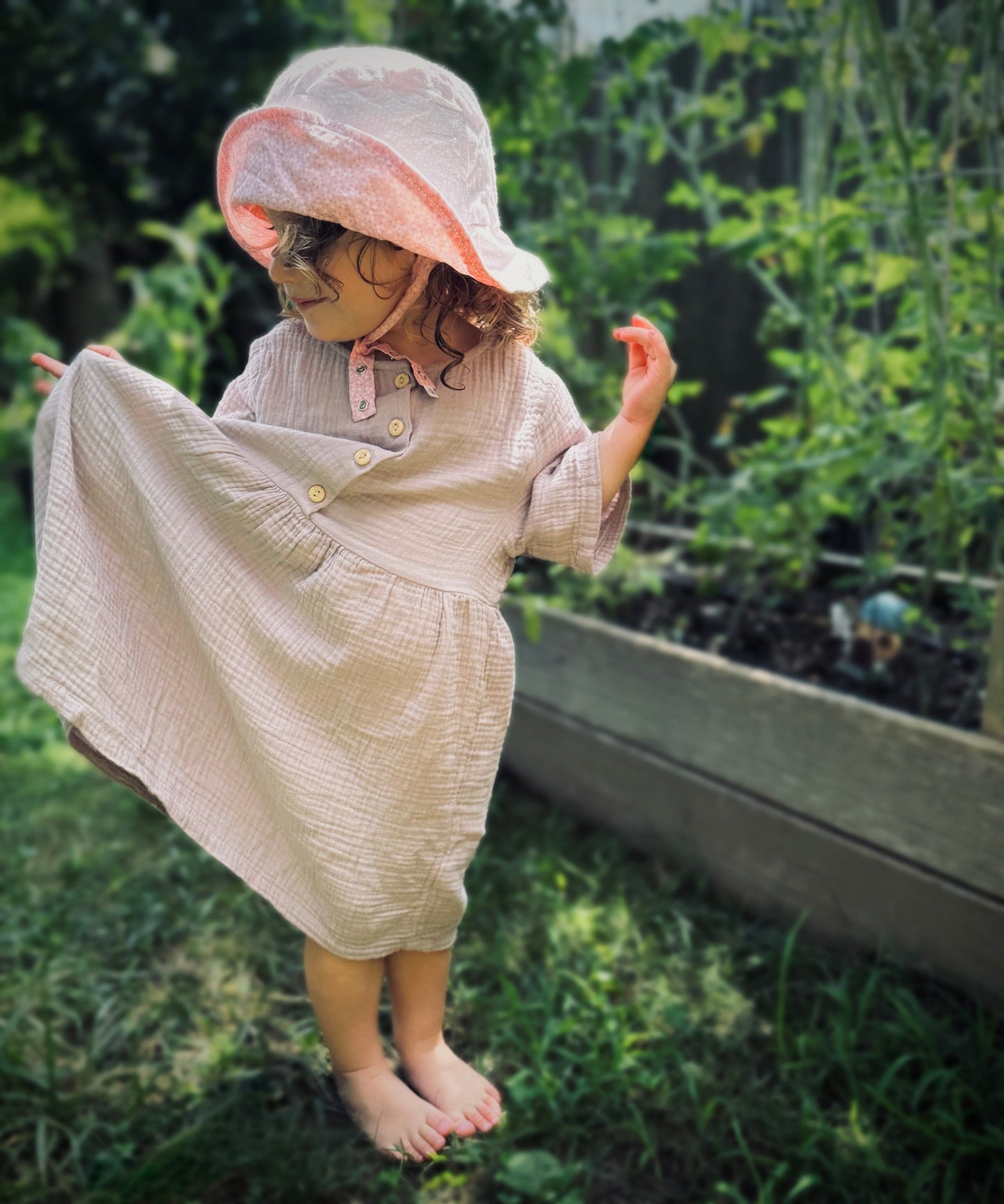 Bucket hat in Sofia by UB2 | Urban Baby Bonnets