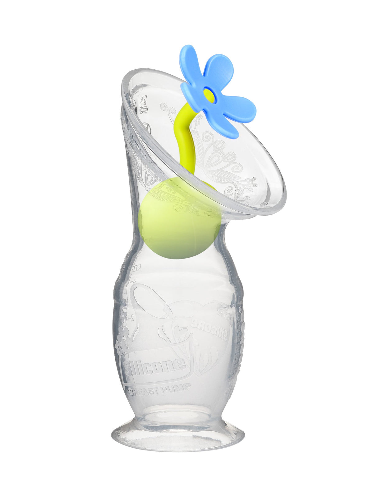 Haakaa Gen 2 Silicone Breast Pump, 4 oz, with Flower Stopper