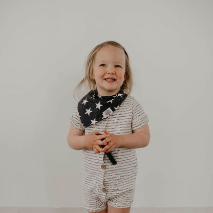Freedom Bandana Bib Set by Parker Baby Co., product view 4