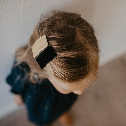 Holly Set - Velvet Hair Clips by Parker Baby Co., product view 6