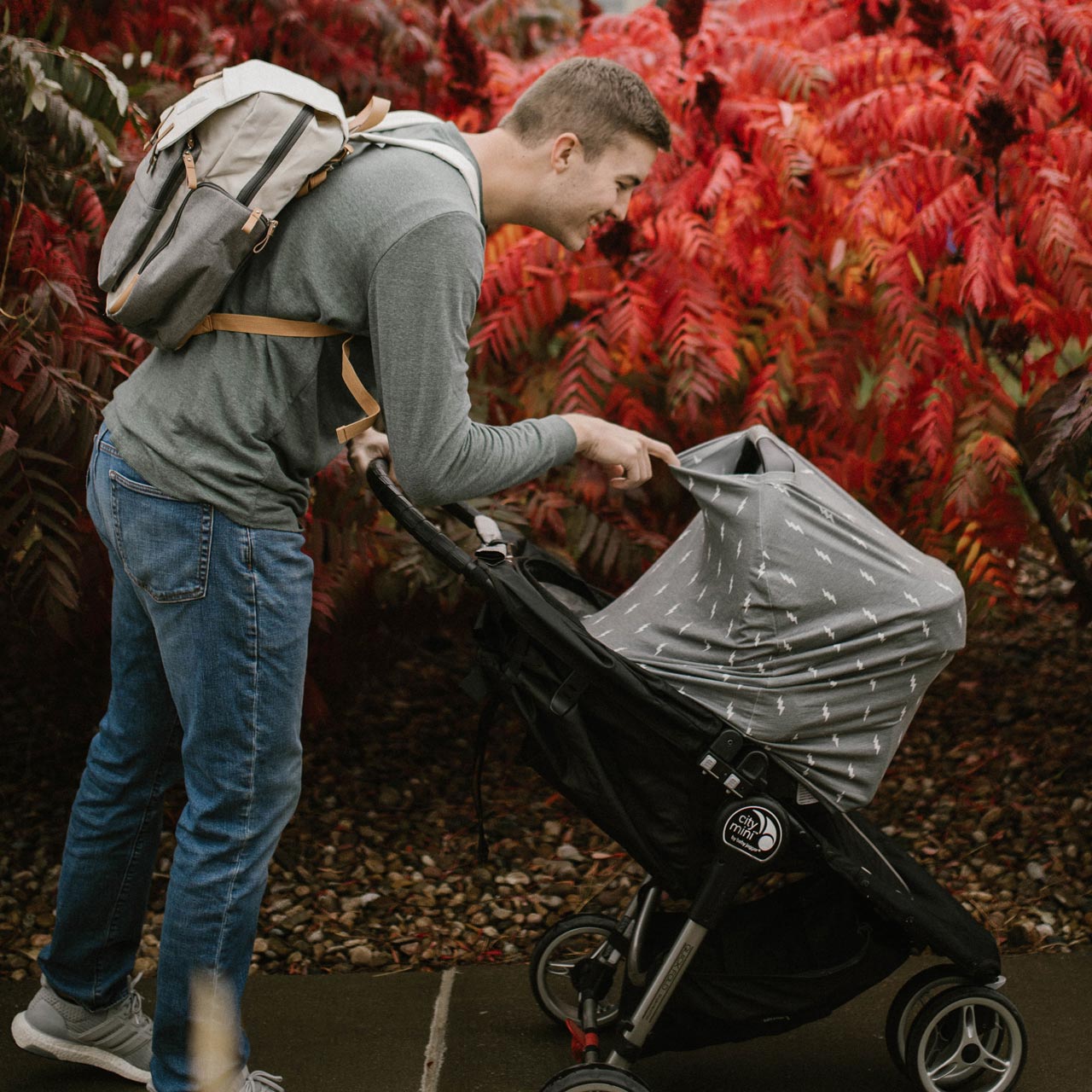 Multi-use Cover, Gray by Parker Baby Co., product view 8