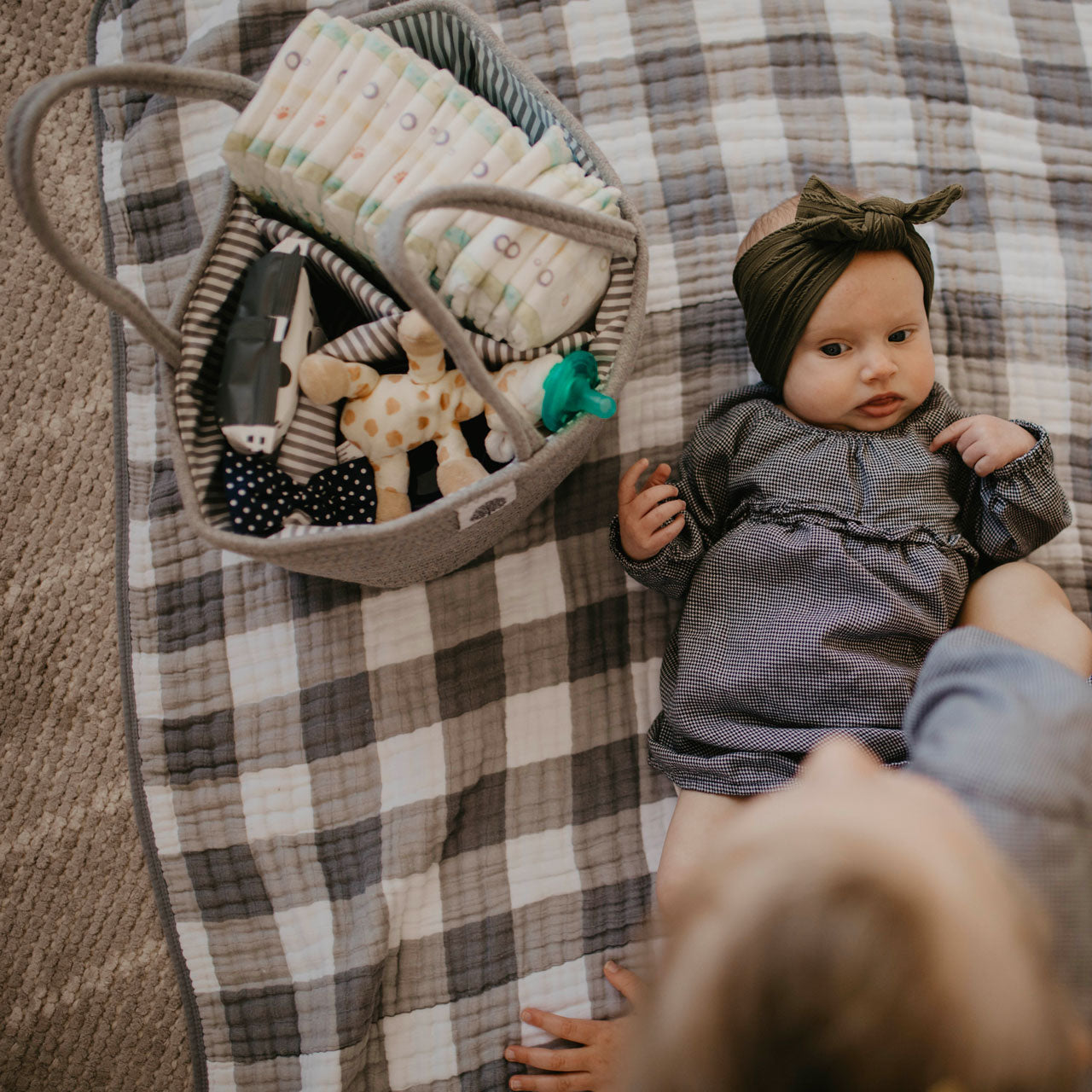 Rope Diaper Caddy by Parker Baby Co., product view 22