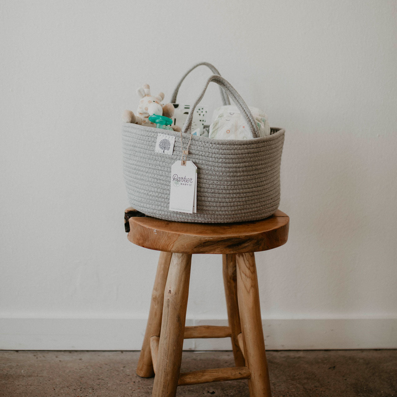 Rope Diaper Caddy by Parker Baby Co., product view 17