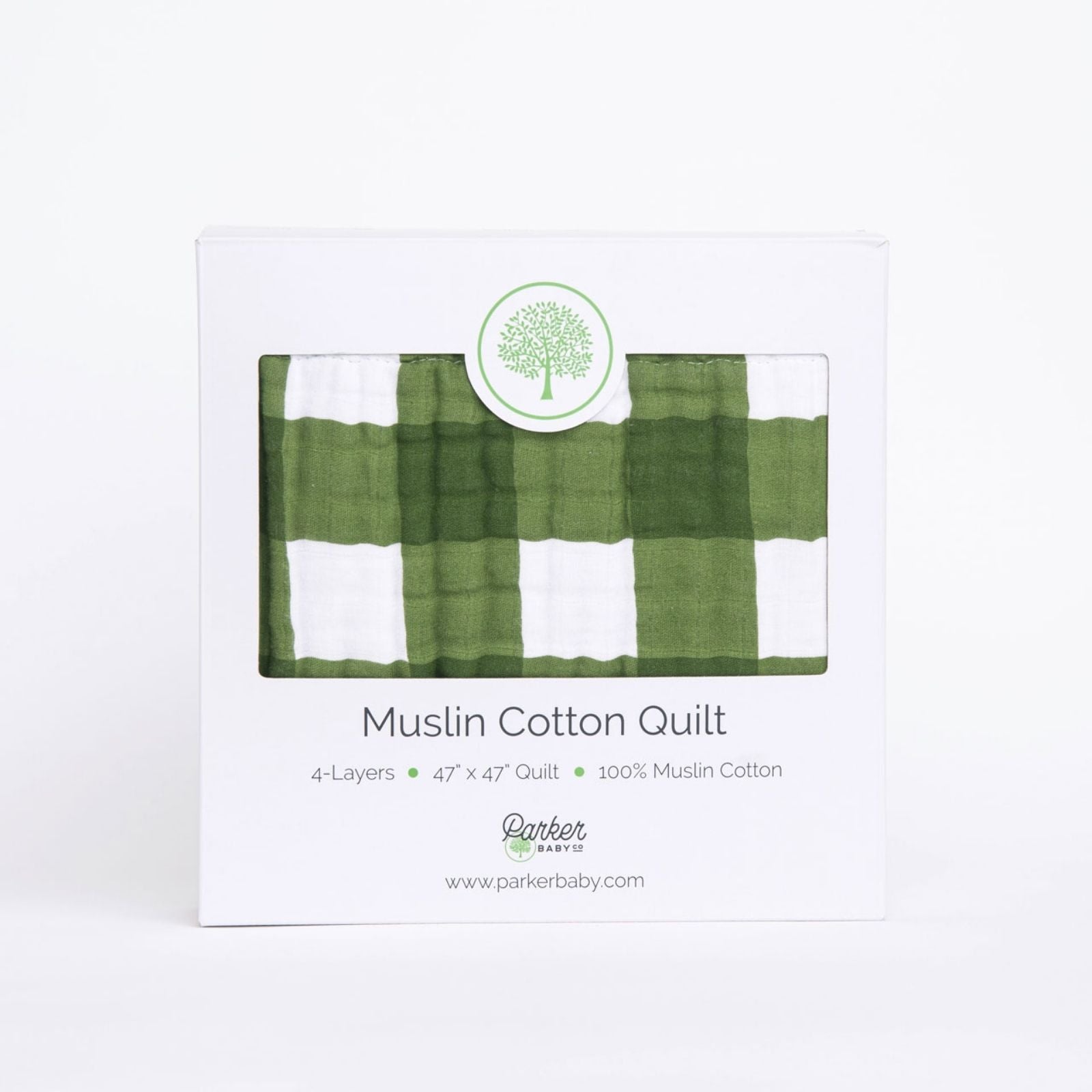 Green Buffalo Quilt by Parker Baby Co., product view 11