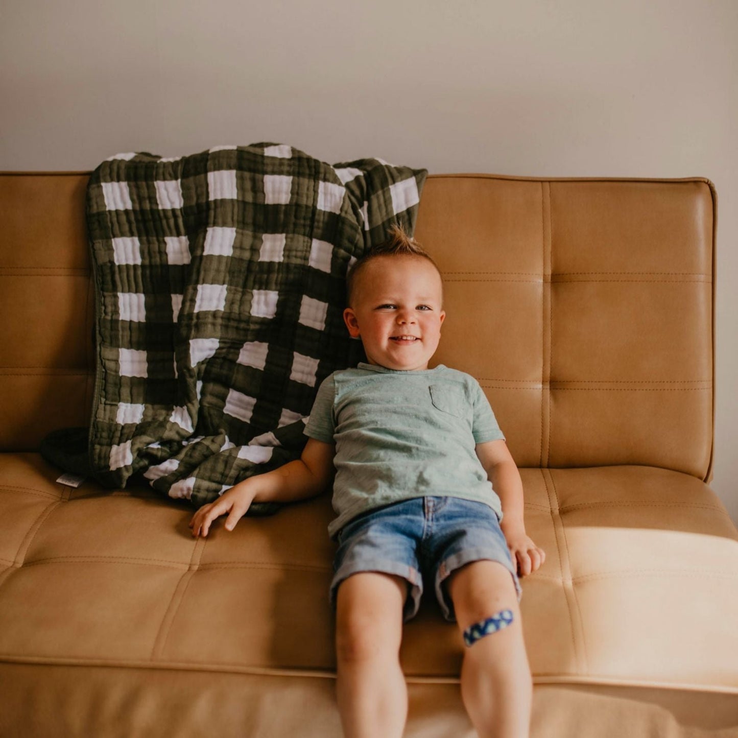 Green Buffalo Quilt by Parker Baby Co., product view 14