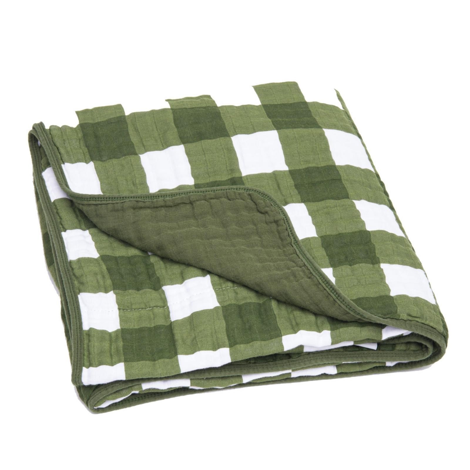Green Buffalo Quilt by Parker Baby Co.