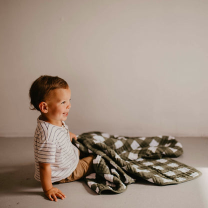 Green Buffalo Quilt by Parker Baby Co., product view 6