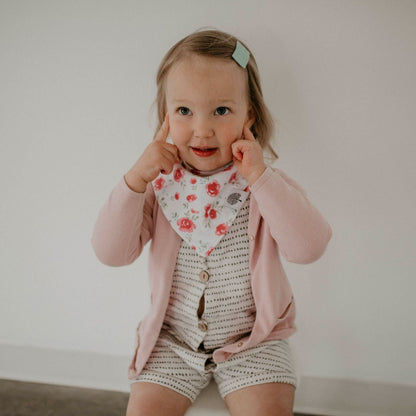 Rose Bandana Bib Set (8 pack) by Parker Baby Co., product view 5