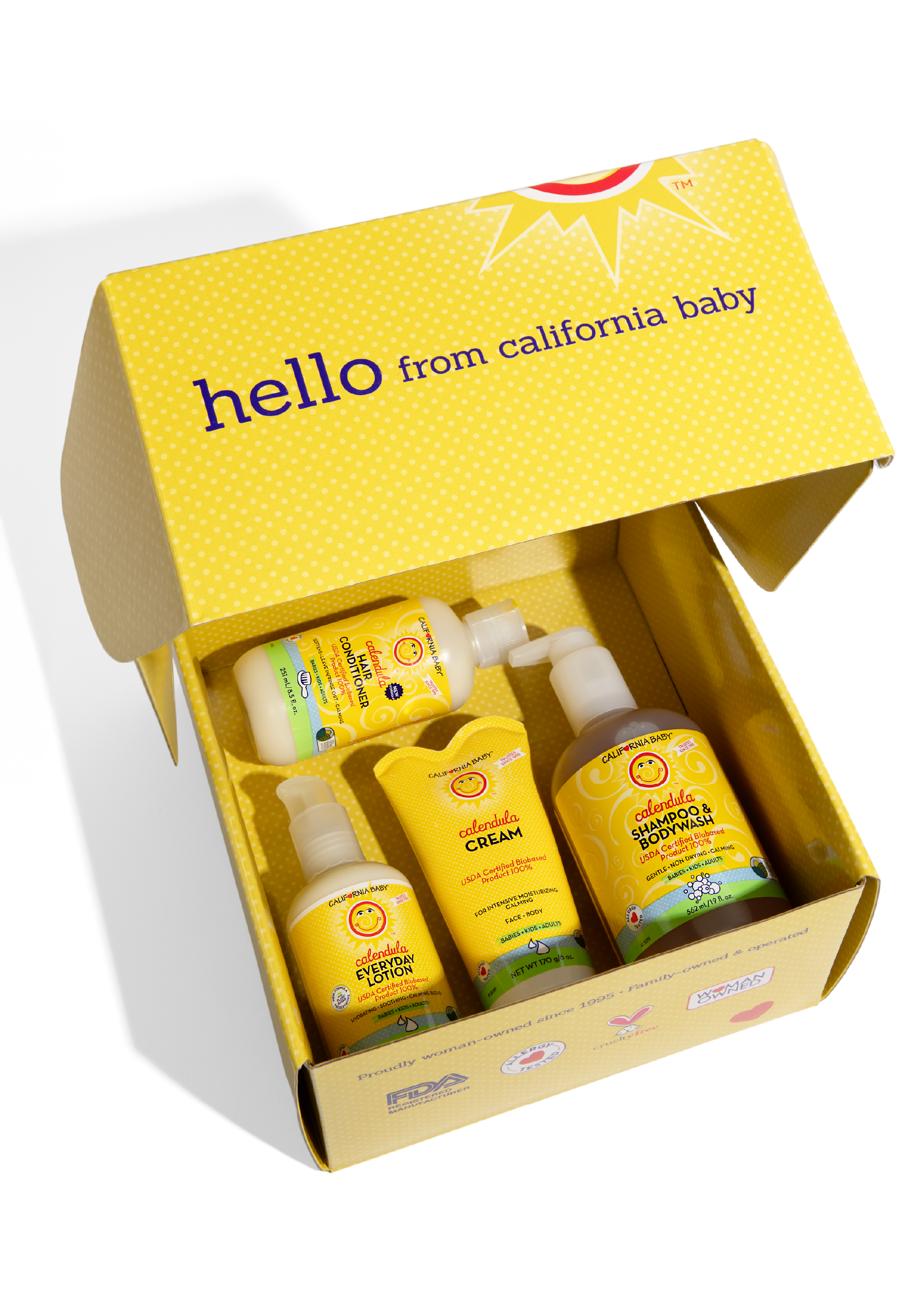 Best of Calendula™ Gift Set for Adults + Kids by California Baby, product view 3