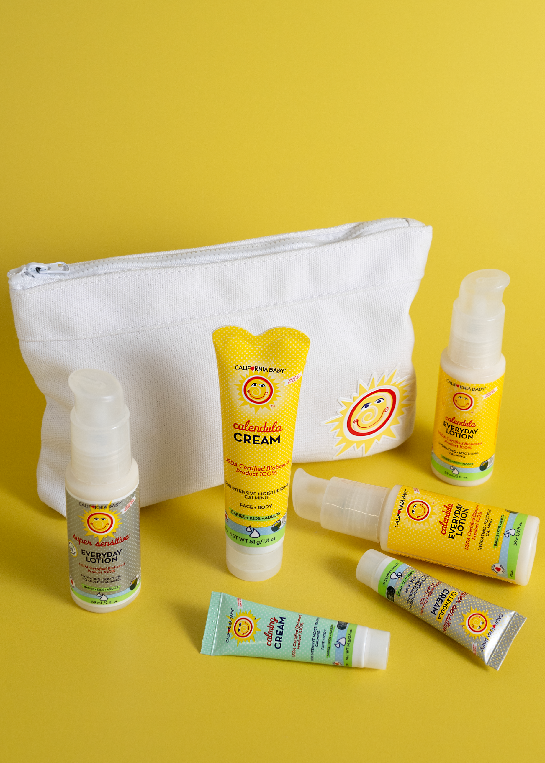 100% Plant-based Collection™ Moisturizer Travel Set by California Baby, product view 2