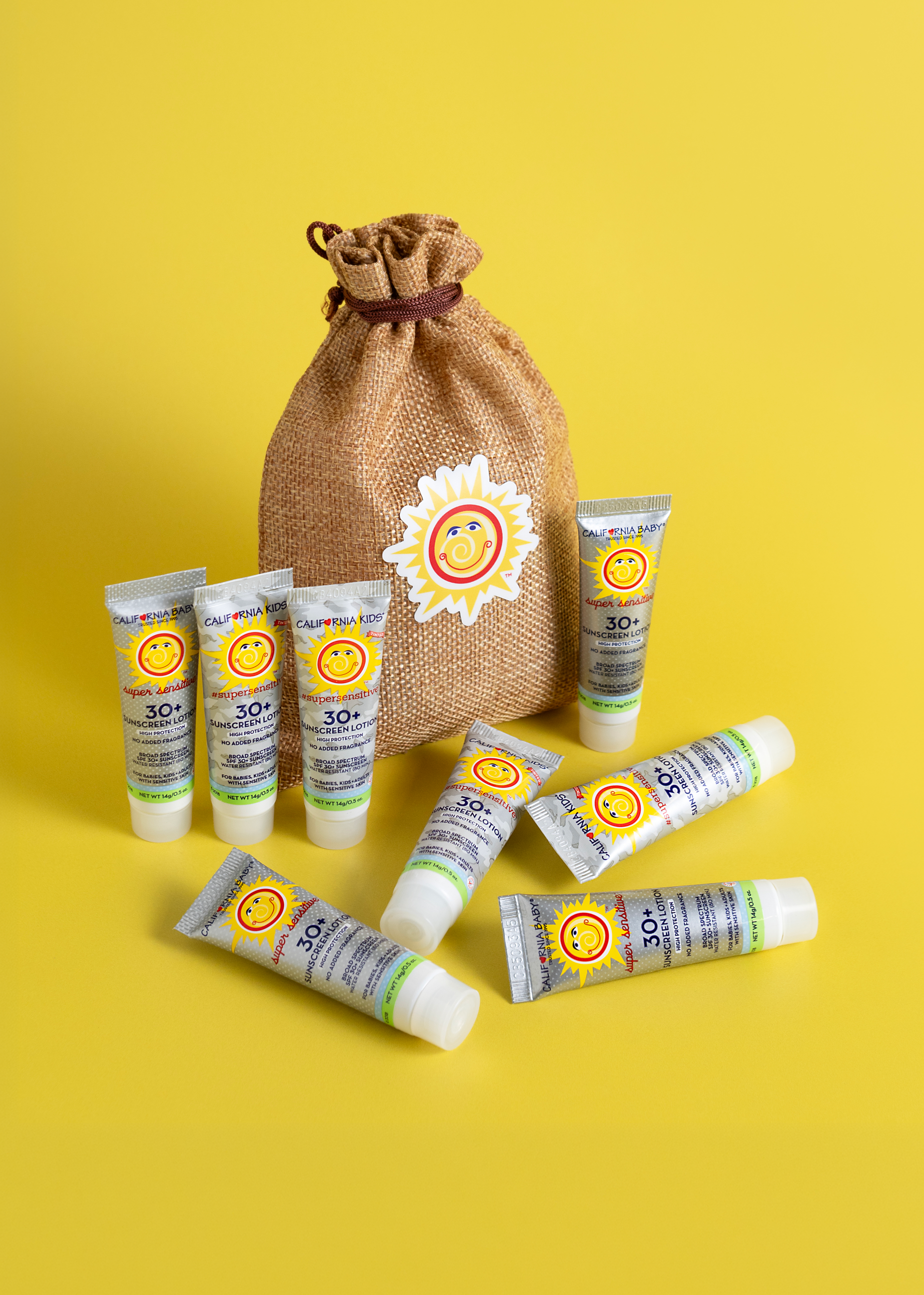 (No Fragrance) Super Sensitive™ Sunscreen Travel Set by California Baby, product view 2
