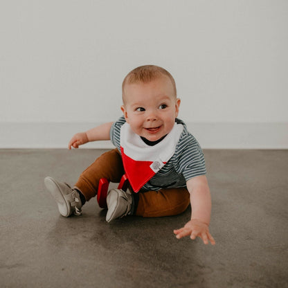 Freedom Bandana Bib Set by Parker Baby Co., product view 6