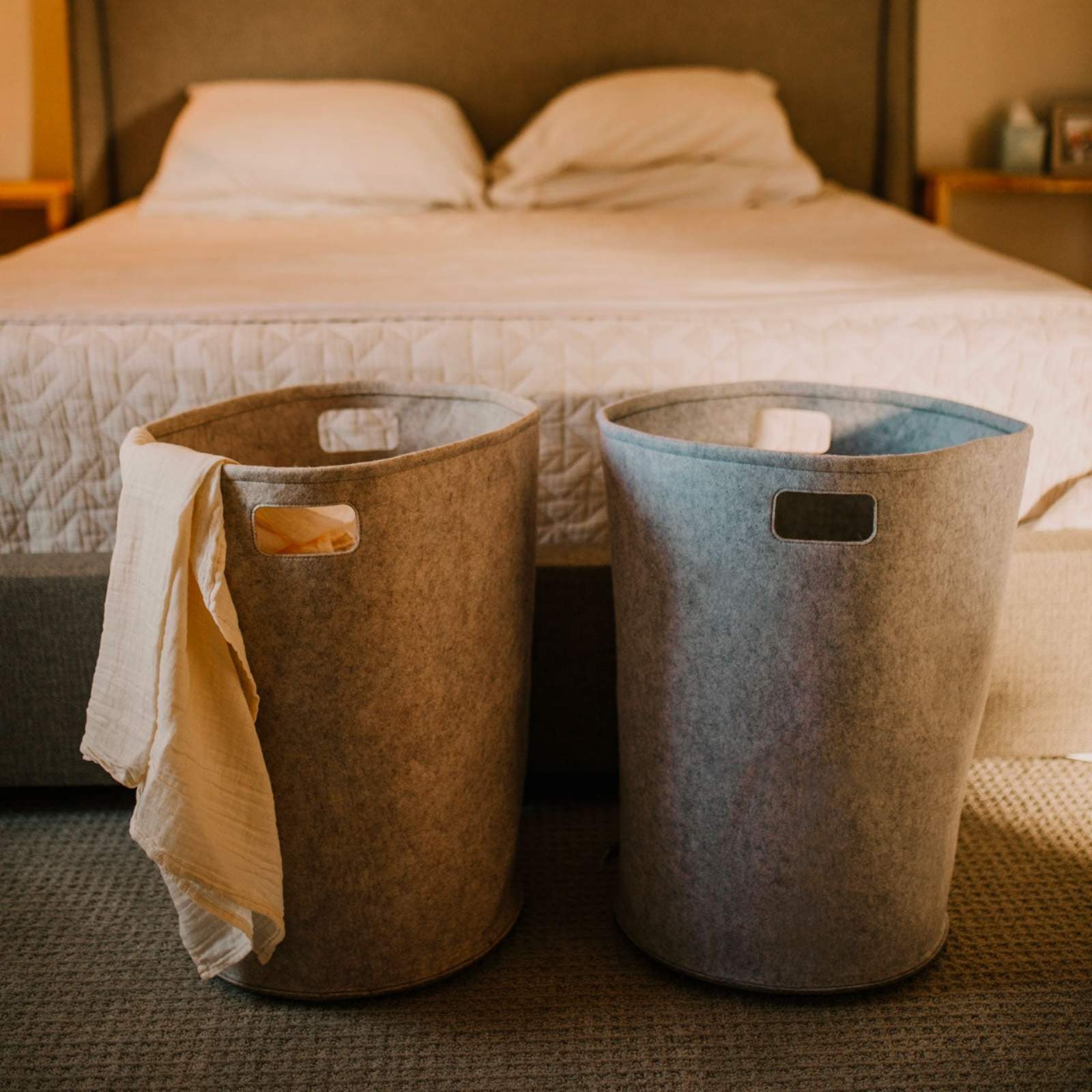Felt Laundry Hamper by Parker Baby Co., product view 6