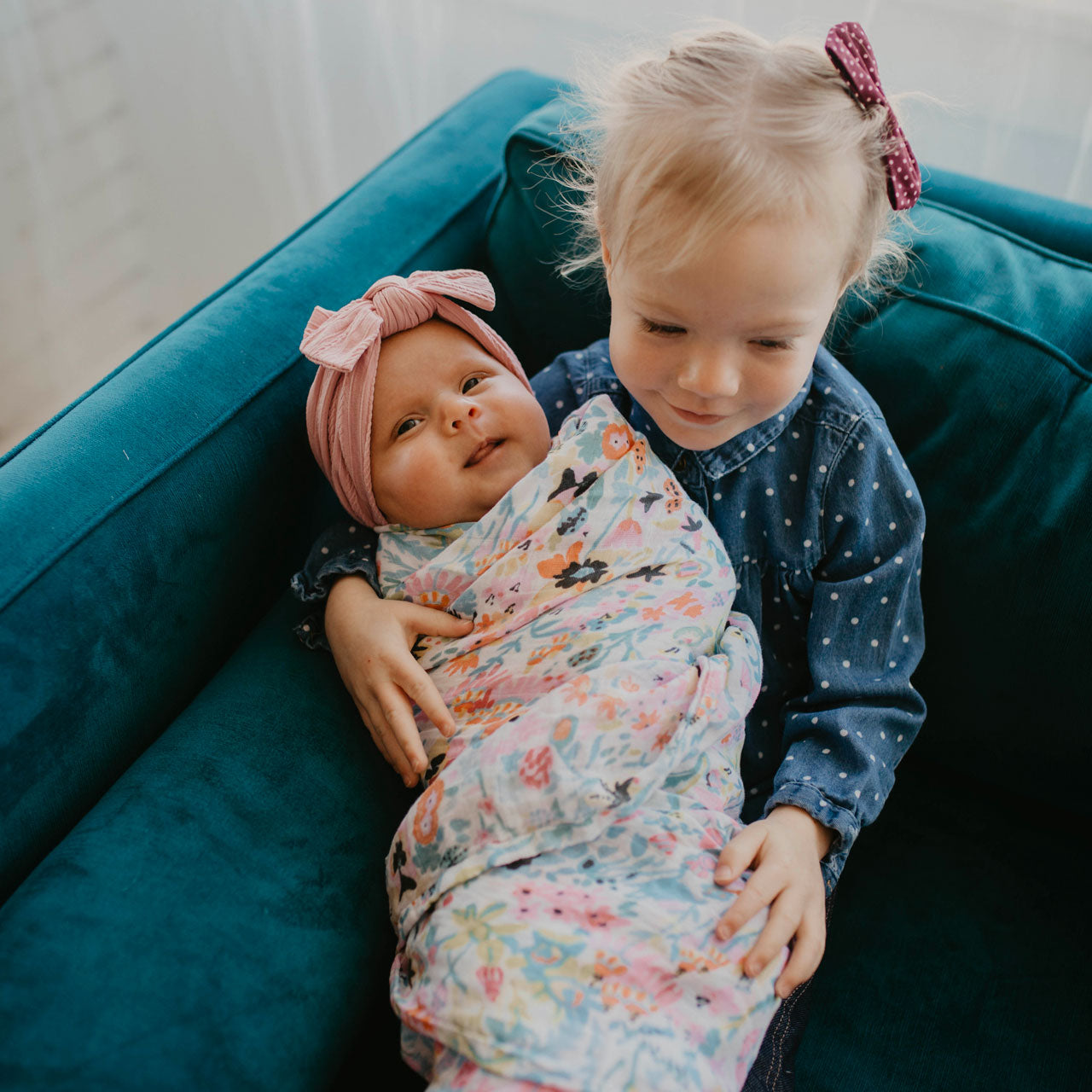 Matilda Set - Cable Knit Knotted Headbands - 5 Pack by Parker Baby Co., product view 17