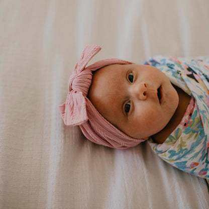 Matilda Set - Cable Knit Knotted Headbands - 5 Pack by Parker Baby Co., product view 7