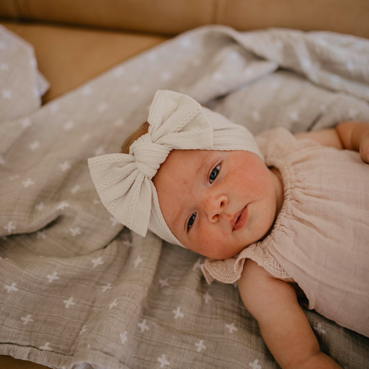 Matilda Set - Cable Knit Knotted Headbands - 5 Pack by Parker Baby Co., product view 8