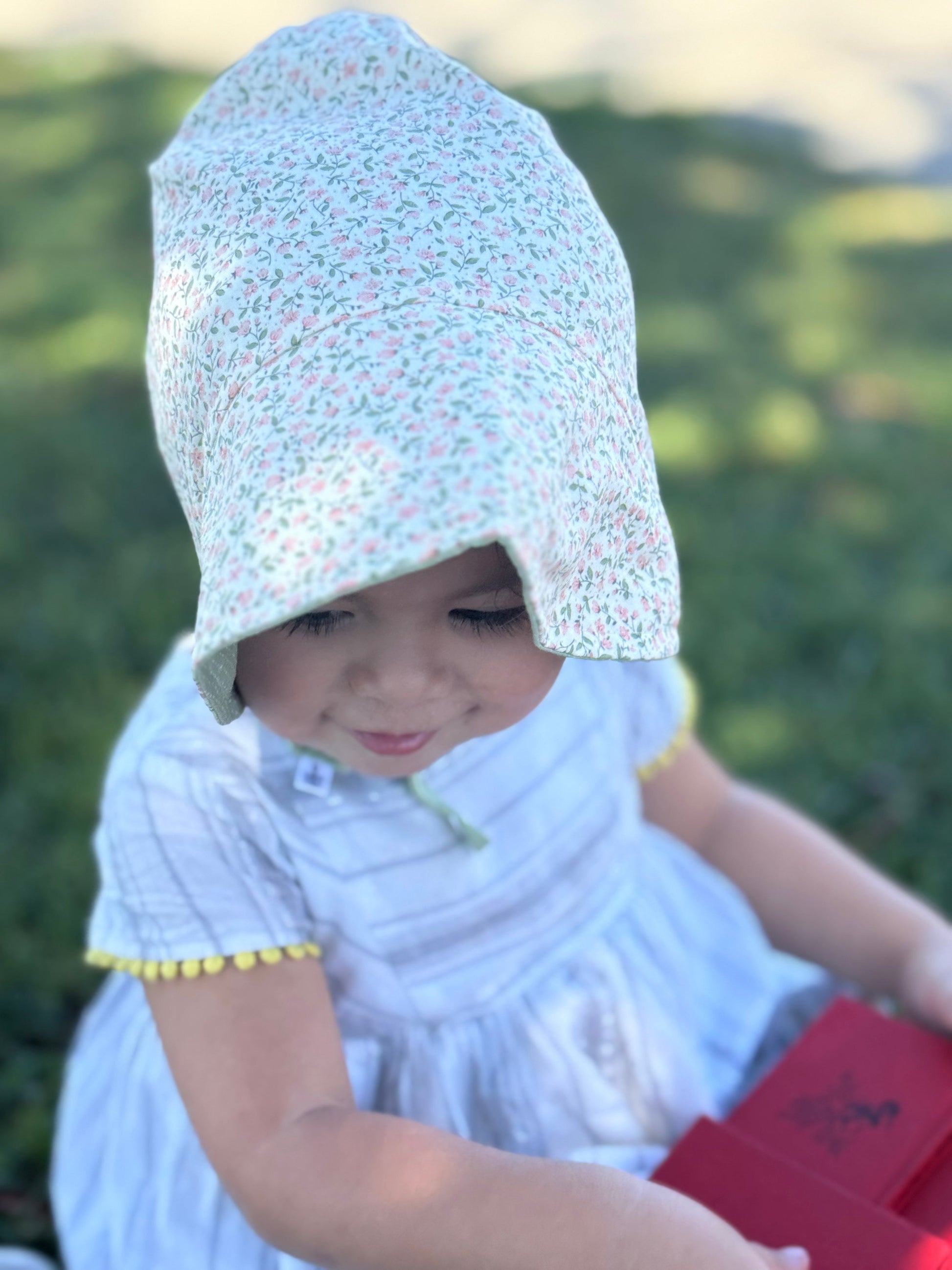 Bonnet in Spring Garden by UB2 | Urban Baby Bonnets, product view 2