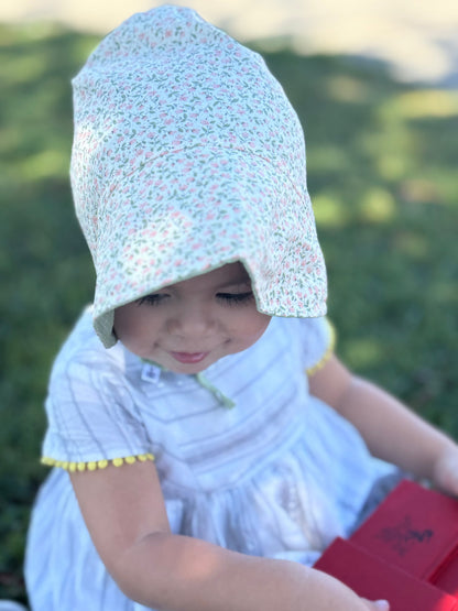 Bonnet in Spring Garden by UB2 | Urban Baby Bonnets, product view 2