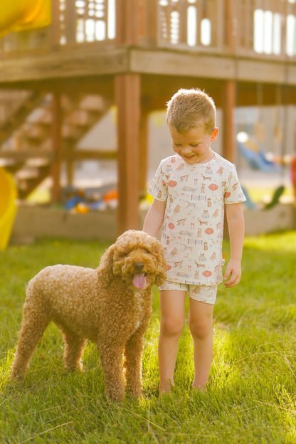 Beach Pawty 2pc Bamboo Pajamas by Little Joy Co., product view 6