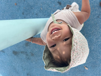 Bonnet in Spring Garden by UB2 | Urban Baby Bonnets, product view 4