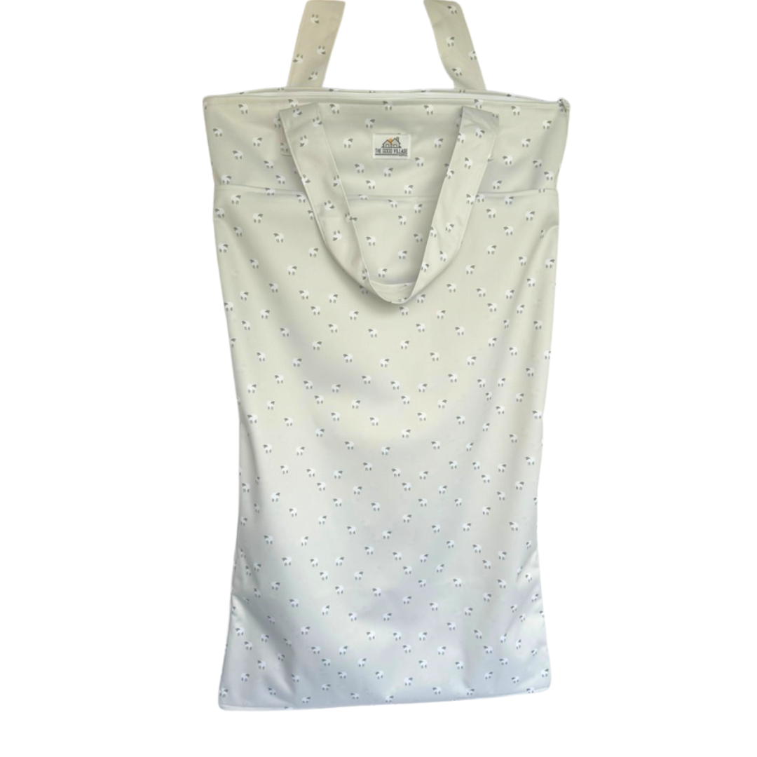 Large Hanging Wetbag | Sheep Tofu by The Good Village Cloth Co., product view 7
