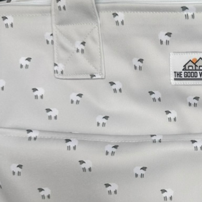 Large Hanging Wetbag | Sheep Tofu by The Good Village Cloth Co., product view 4