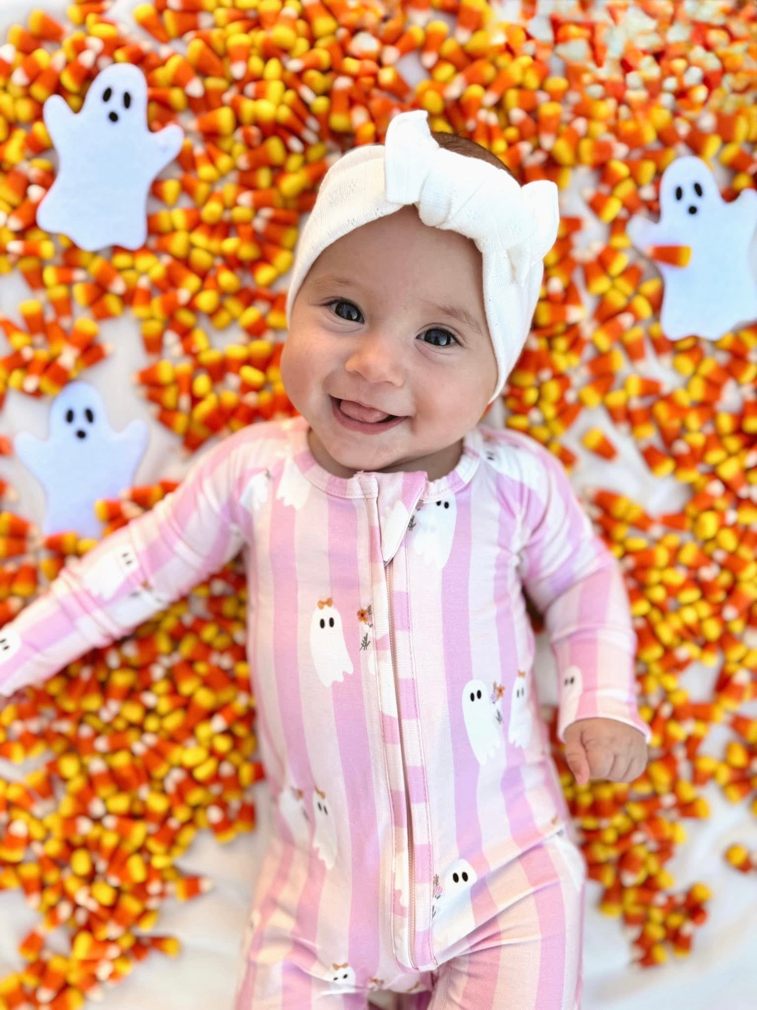 Be My Boo Halloween Bamboo Zippy Pajamas by Little Joy Co.