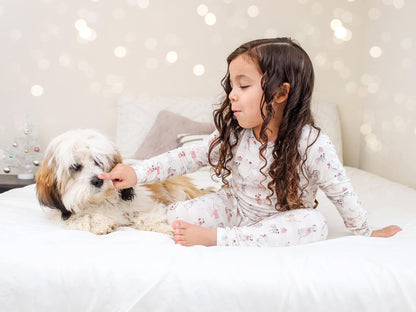 Santa Paws 2pc Bamboo Pajamas by Little Joy Co., product view 3