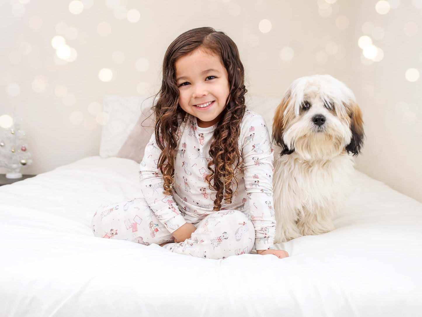 Santa Paws 2pc Bamboo Pajamas by Little Joy Co.