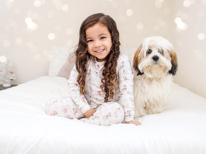 Santa Paws 2pc Bamboo Pajamas by Little Joy Co.