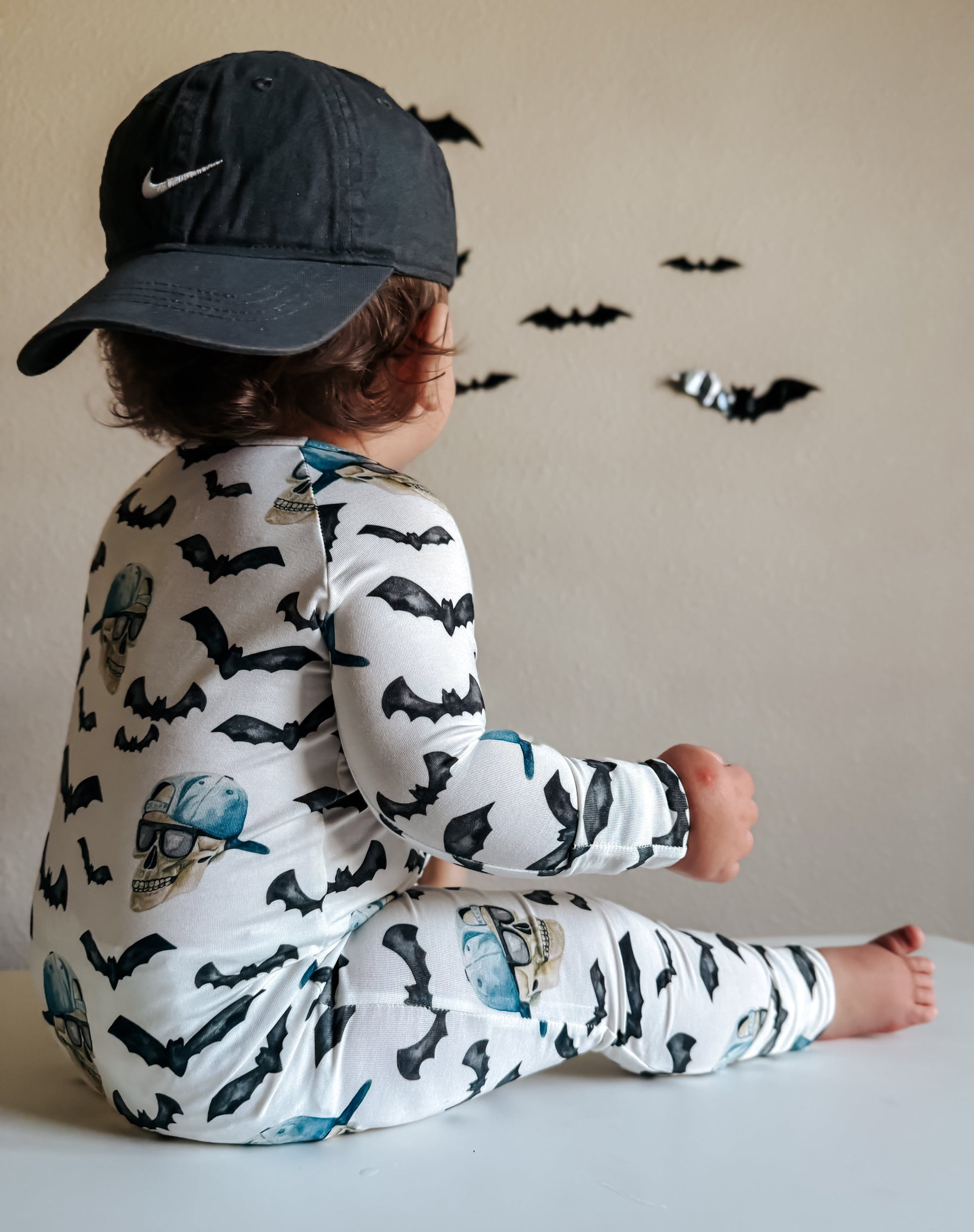 Spooky Bro Bamboo Zippy Pajamas by Little Joy Co., product view 6